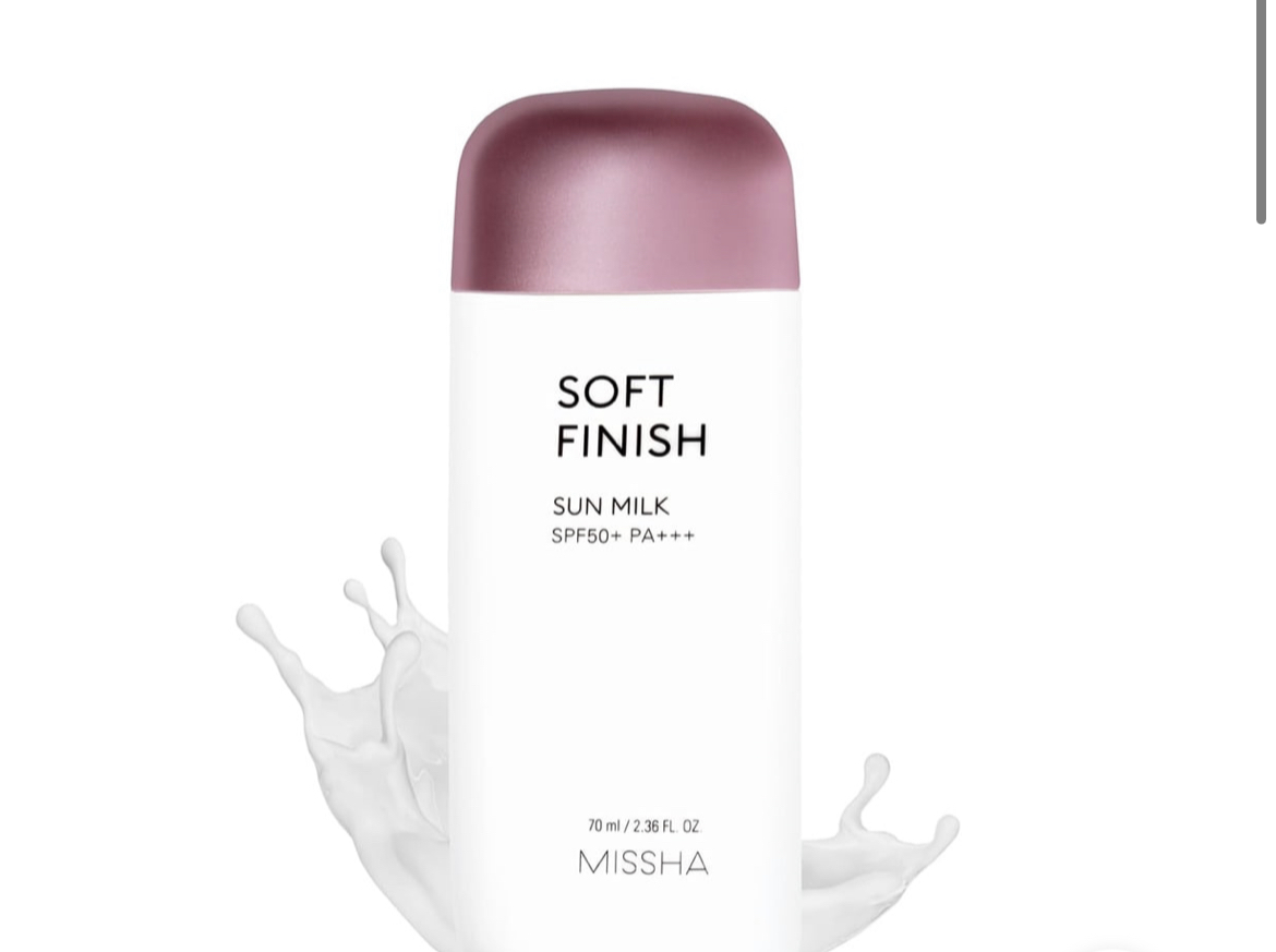 ضدآفتاب ۷۰میل میشا مدل Soft Finish  1